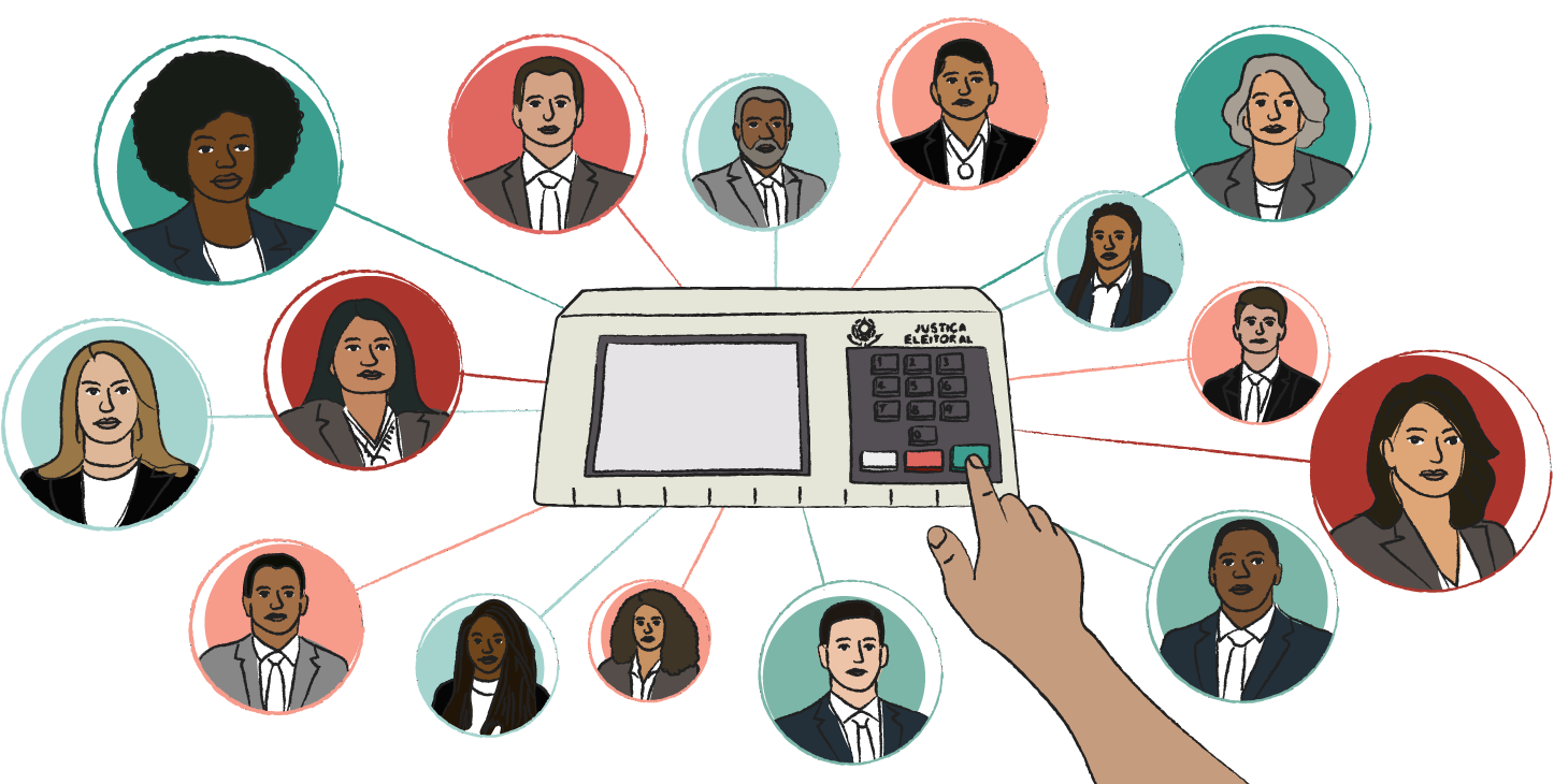 Ilustração do Match Eleitoral